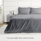 Egyptian Cotton Sheet Set - 2000TC 4-Piece Deep-Pocket Bedding – additional product view