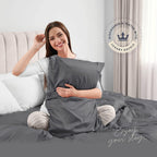 Egyptian Cotton Sheet Set - 2000TC 4-Piece Deep-Pocket Bedding – alternate design view