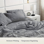 Egyptian Cotton Sheet Set - 2000TC 4-Piece Deep-Pocket Bedding – additional product view 25