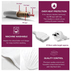Electric Heated Blanket – Fully Fitted Warming Pad – alternate design view