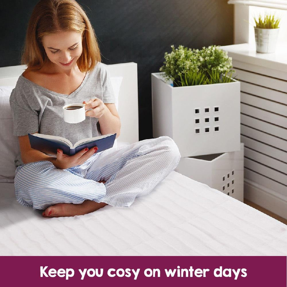 Electric Heated Blanket – Fully Fitted Warming Pad – additional product view 10