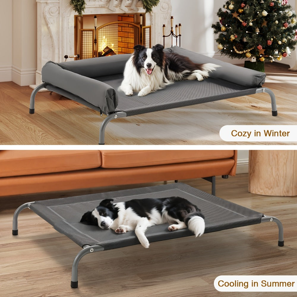 Elevated Dog Bed with Bolsters product detail 4