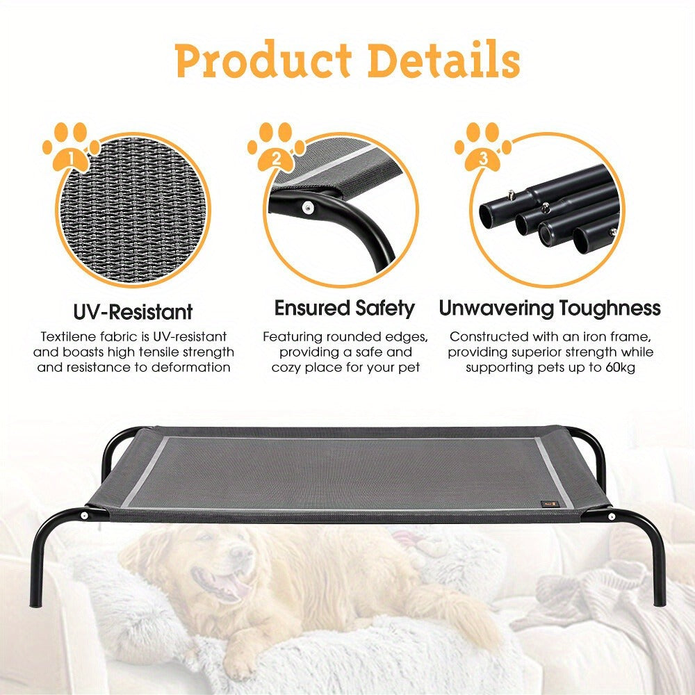 Elevated Dog Bed - Breathable Mesh for Indoor and Outdoor Use – additional product view