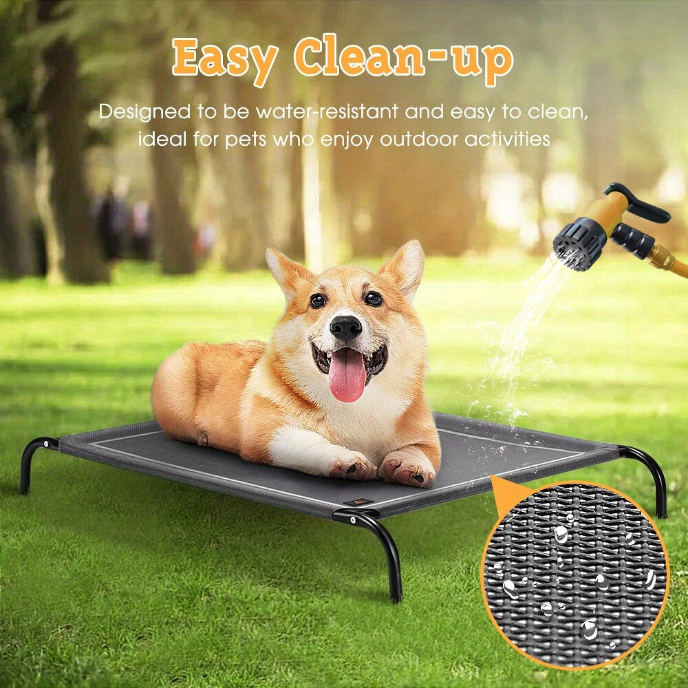 Elevated Dog Bed - Breathable Mesh for Indoor and Outdoor Use – alternate design view
