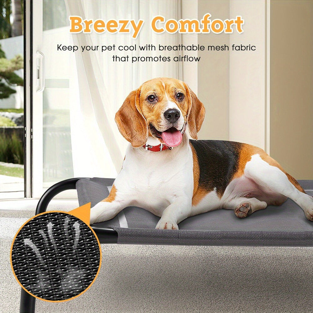 Elevated Dog Bed - Breathable Mesh for Indoor and Outdoor Use – alternate product view