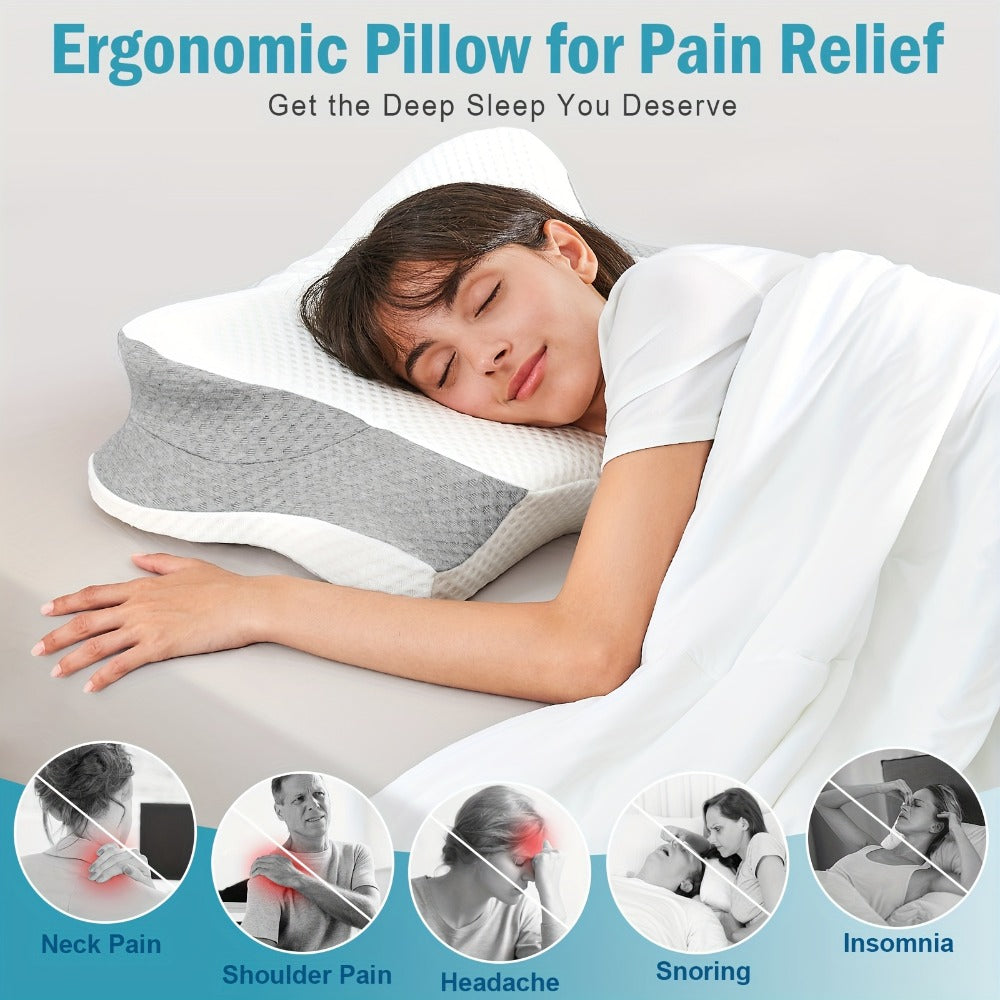 Ergonomic Contour Sleep Pillow detail view 8 for Australian shoppers