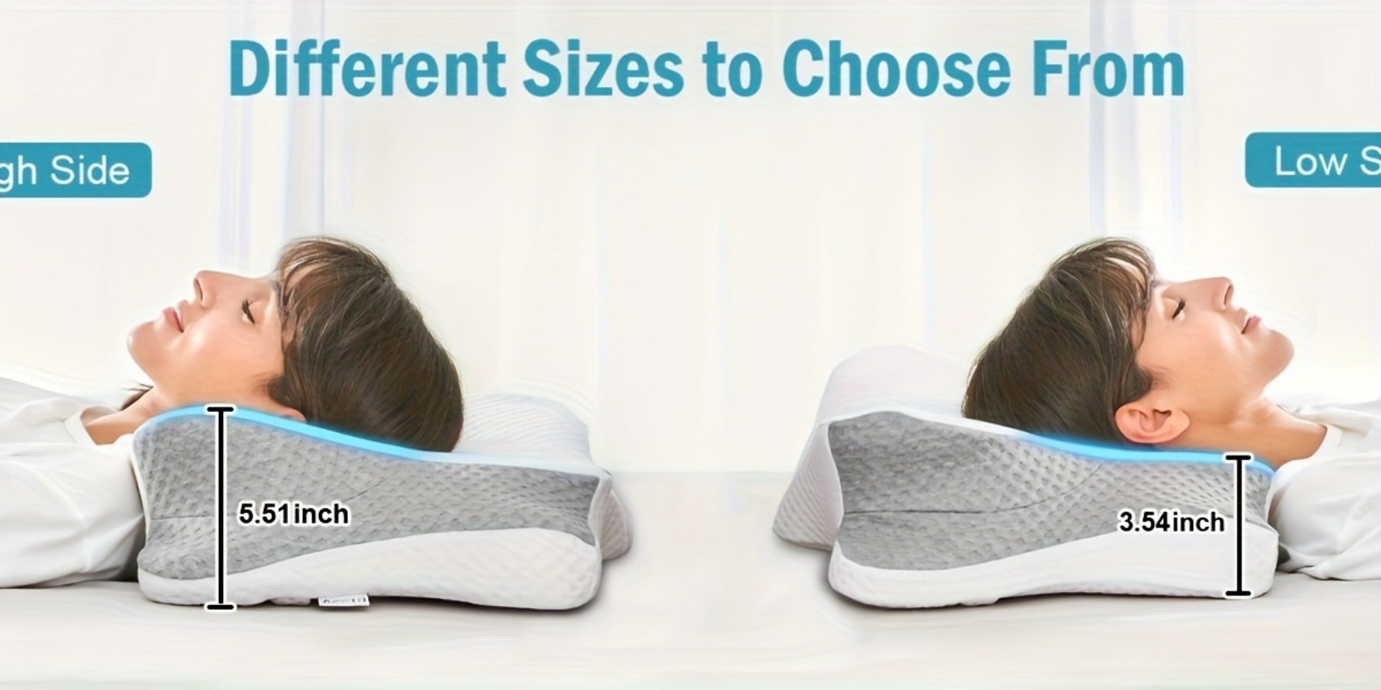 Ergonomic Contour Sleep Pillow detail view 13 for Australian shoppers