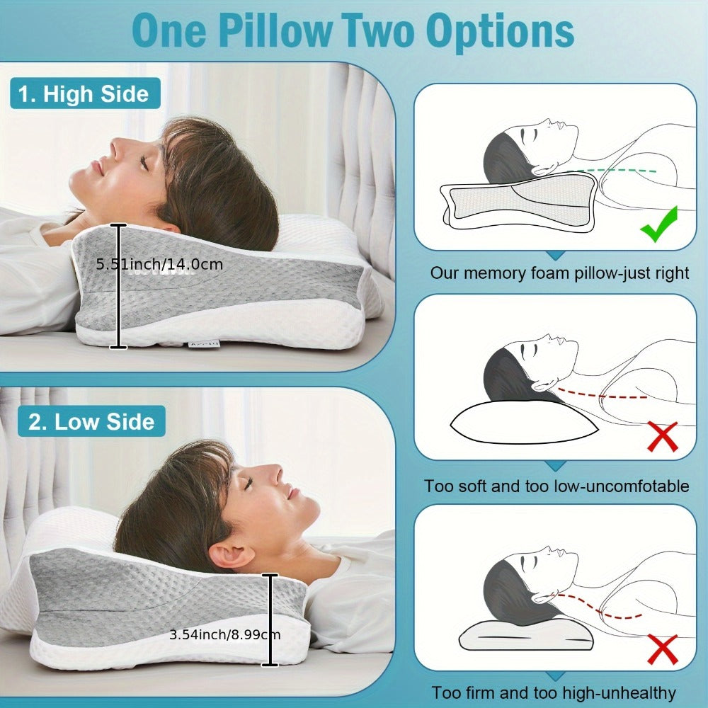 Ergonomic Contour Sleep Pillow detail view 9 for Australian shoppers