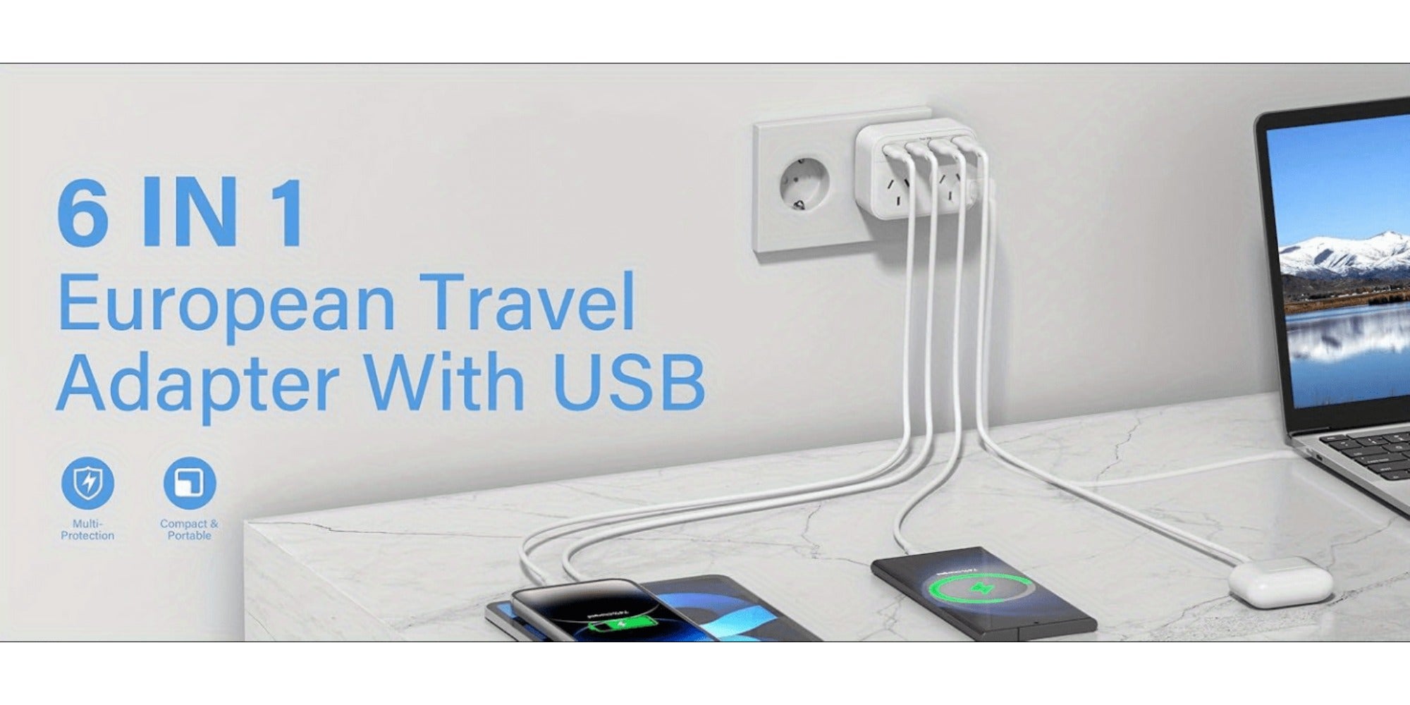 Everyday USB Charging Station — For Travel and Daily Charging – alternate design view
