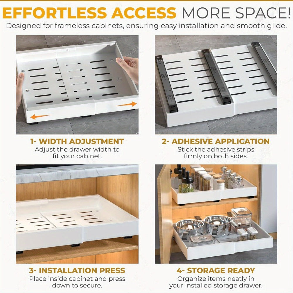 Expandable Pull-Out Cabinet Organiser – Slide-Out Kitchen Storage – additional product view 12