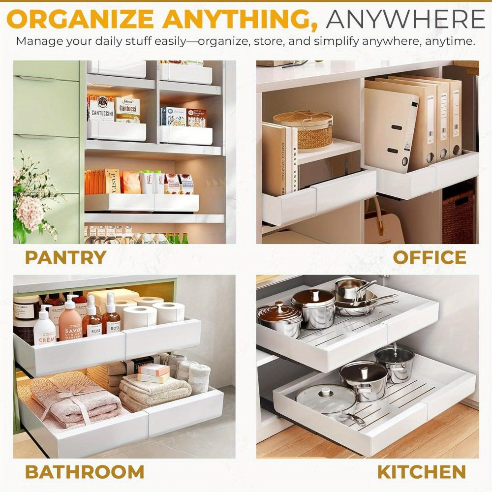 Expandable Pull-Out Cabinet Organiser – Slide-Out Kitchen Storage – additional product view 9