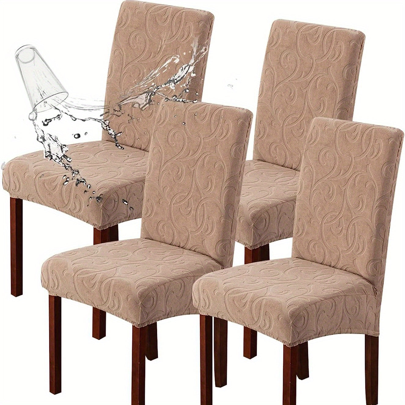 4-Piece Dining Chair Slipcover product detail 31