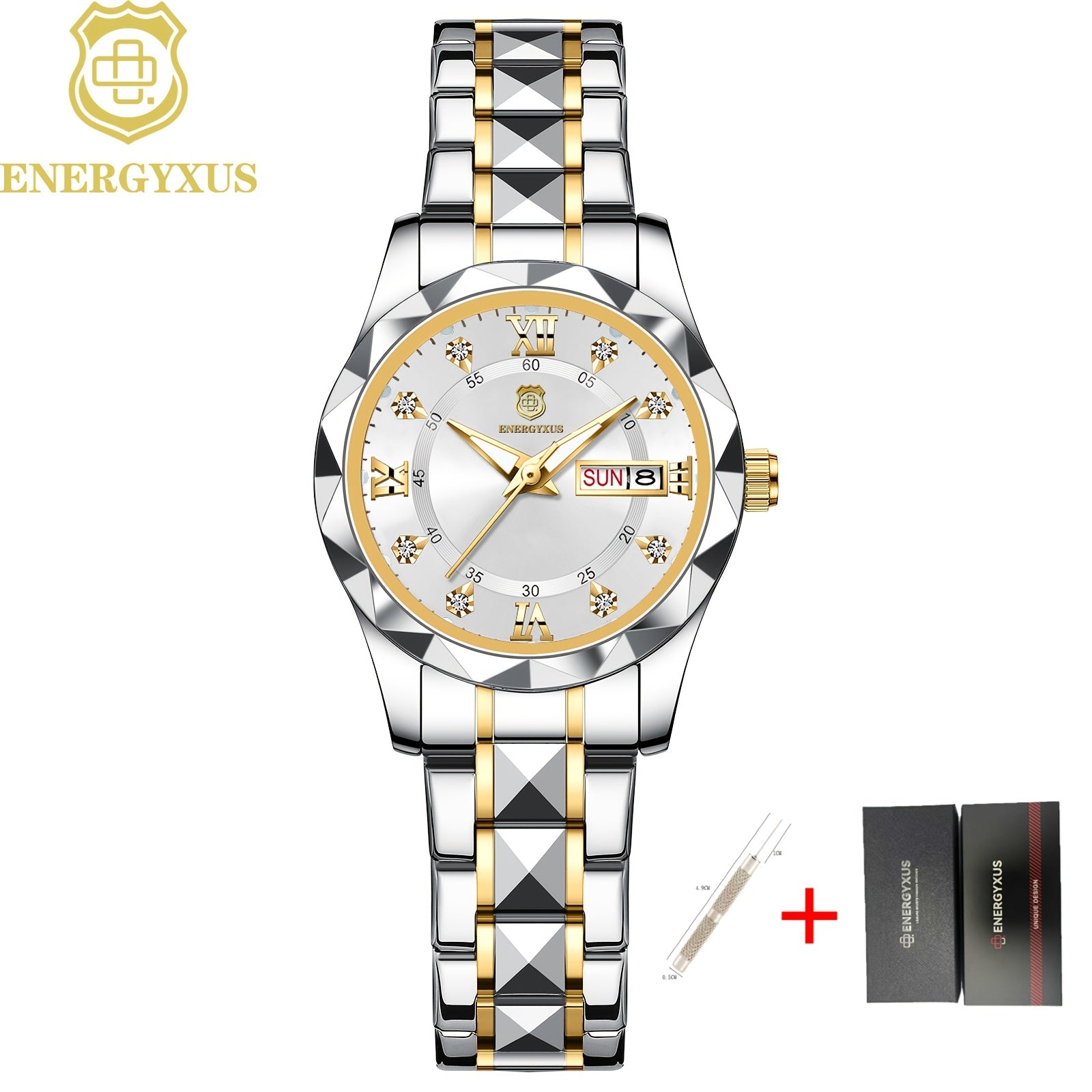 Couple Watches Fashion Valentine's Day Gift Stainless Steel Watch Men Women Watch