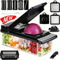 A Manual Slicer with Seven Blades Crafted from Stainless Steel, Designed for Slicing Household Fruits, Vegetables, Onions, And Potatoes, As Well As for Separating And Cutting Vegetables. It Serves As a Useful Kitchen Tool And Makes a Great Holiday G