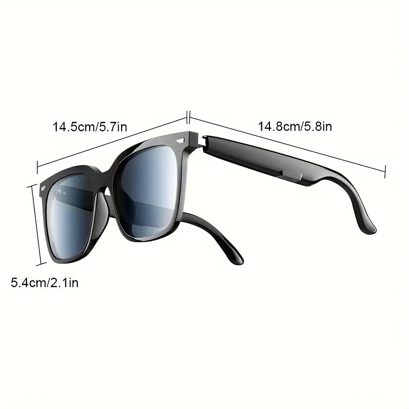 Smart Audio Sunglasses, HD Voice Call And HIFI Music Quality Wireless Glasses, UV Protection Sunglasses, Suitable for Sports, Driving, And Daily Home Wear, Stereo Sound Quality Wireless Headphone Glasses
