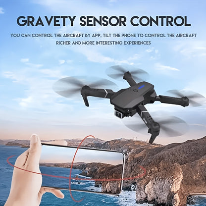 8K Ultra HD Drone With Dual Camera - Auto Obstacle Avoidance Technology, Optical Flow Positioning, Smooth Auto Hover & 360° Rotation, Ideal For Travel/Outdoor Shooting