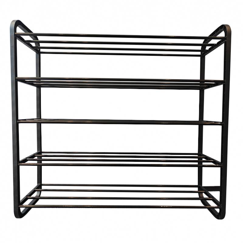 5/6-Tier Heavy-Duty Foldable Shoe Rack with Expandable Shelves & Non-Slip Base Suitable for Entryway, Dorm, Apartment - Space-Saving Stackable Shoe Cabinet with Floor/Wall Mountable, Easy Assembly, Plastic Frame & Shelves for Shoes, Standing Shelf