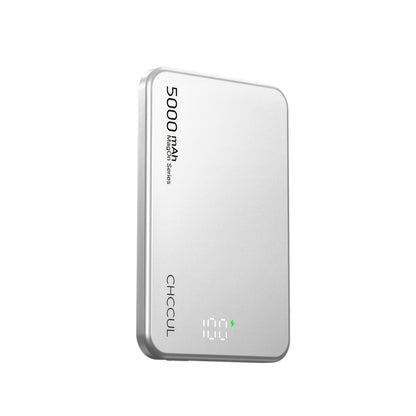 5000mAh Magnetic Power Bank, Ultra Slim PD 20W Fast Charging Battery Pack with LED Display, Compatible with Phone 15/14/13/12, Samsung, Huawei