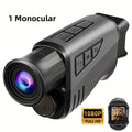 4K Night Vision Goggles Monocular, 10X Zoom Infrared Night Vision Goggles Monocular, 3.91cm Screen Monocular with 1080P And 12MP HD Clarity, 3000Mah Battery for Tactical Gear