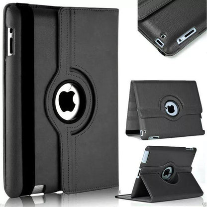 Gadget & Gear 360 Degree Rotating Stand Flip Case Cover For Apple iPad 11 10th 9th 8th 7th 6th 5th 4th Air 4 5 11 13 Pro 11 13 2024