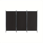 Fabric Black Folding Room Divider product detail 4