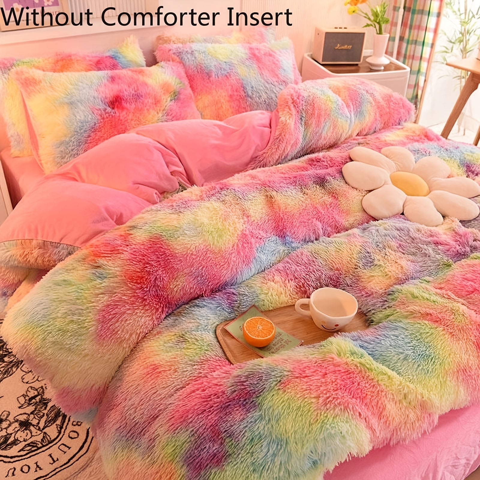 Faux Fur Duvet Cover Set product detail 16