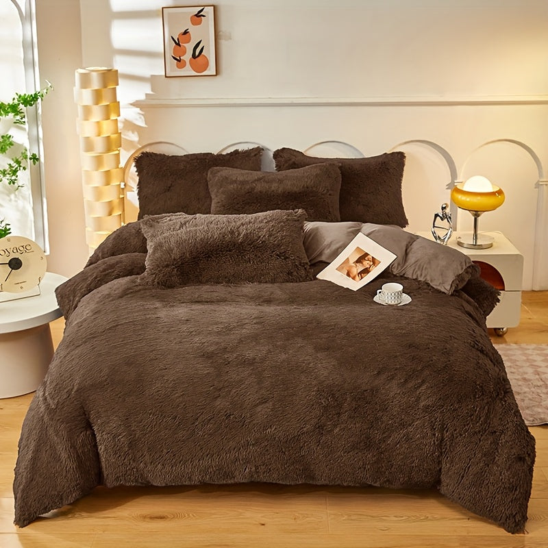 Faux Fur Duvet Cover Set product detail 19