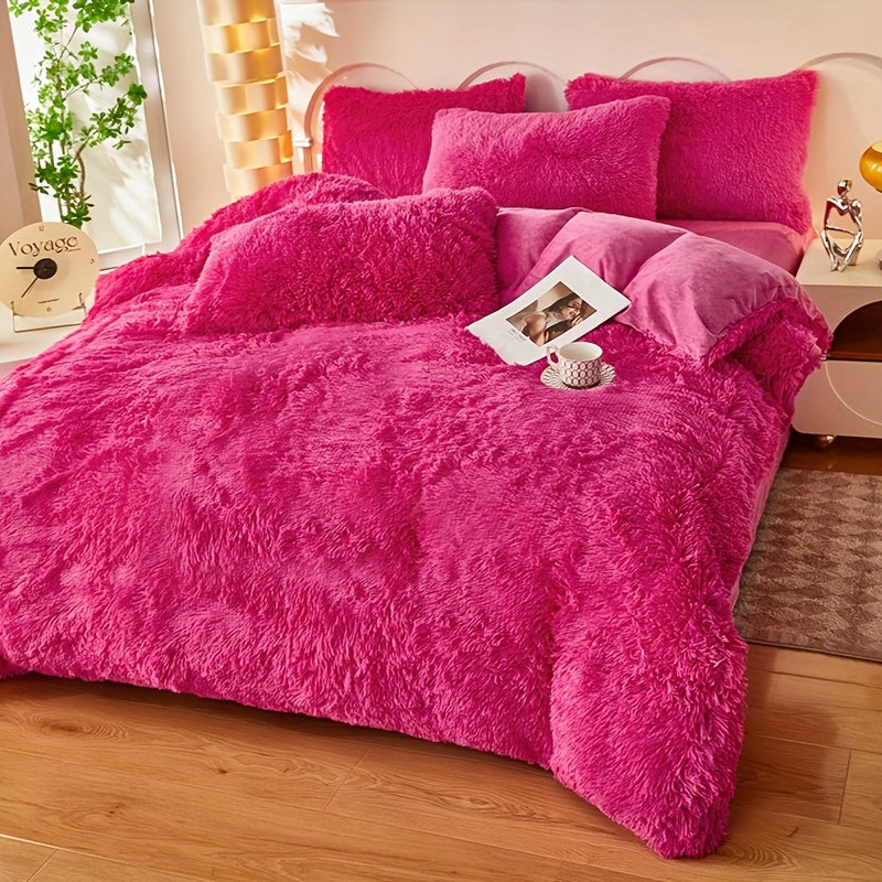 Faux Fur Duvet Cover Set product detail 20