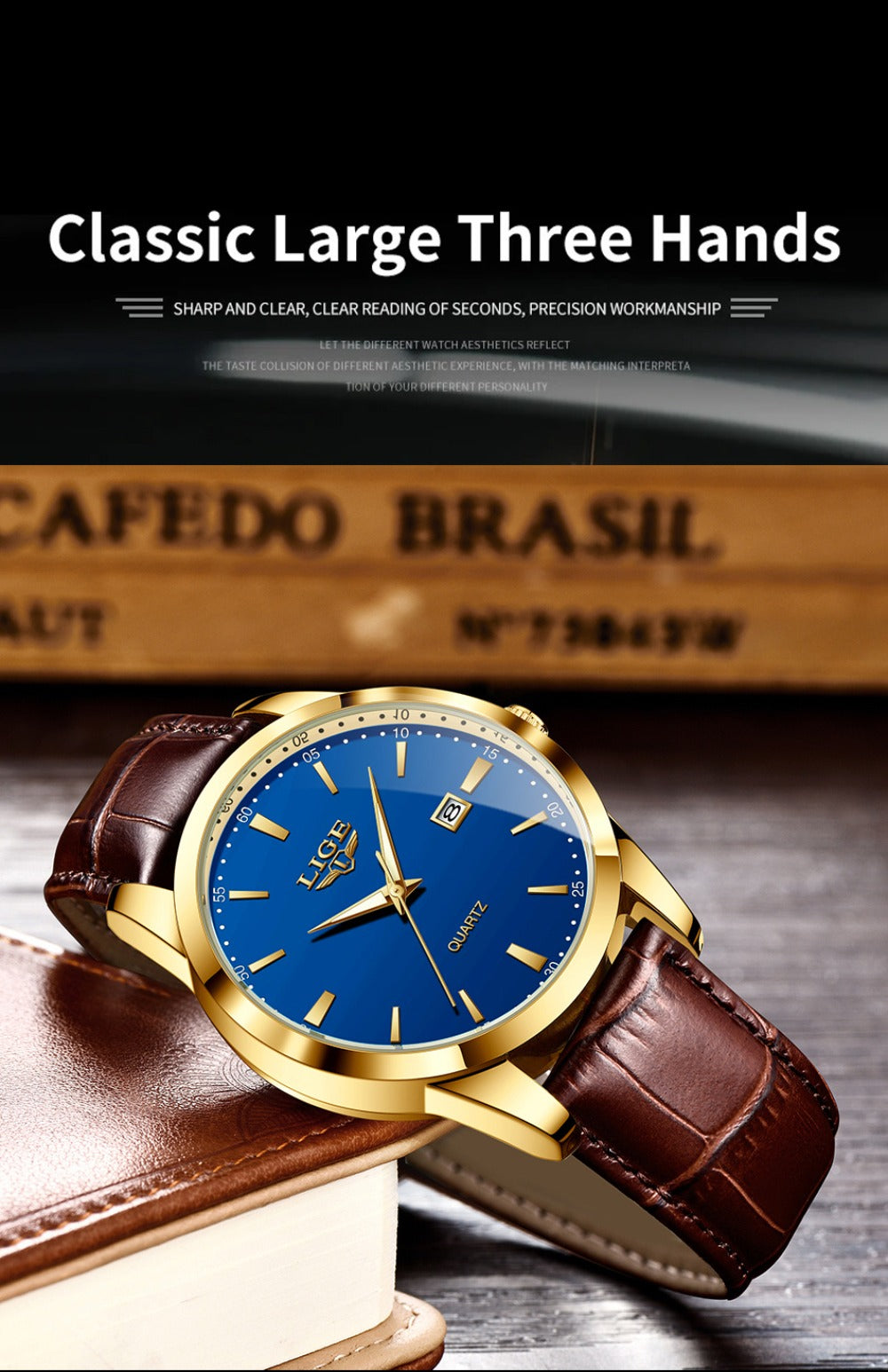 Faux Leather  Quartz Watch product detail 17