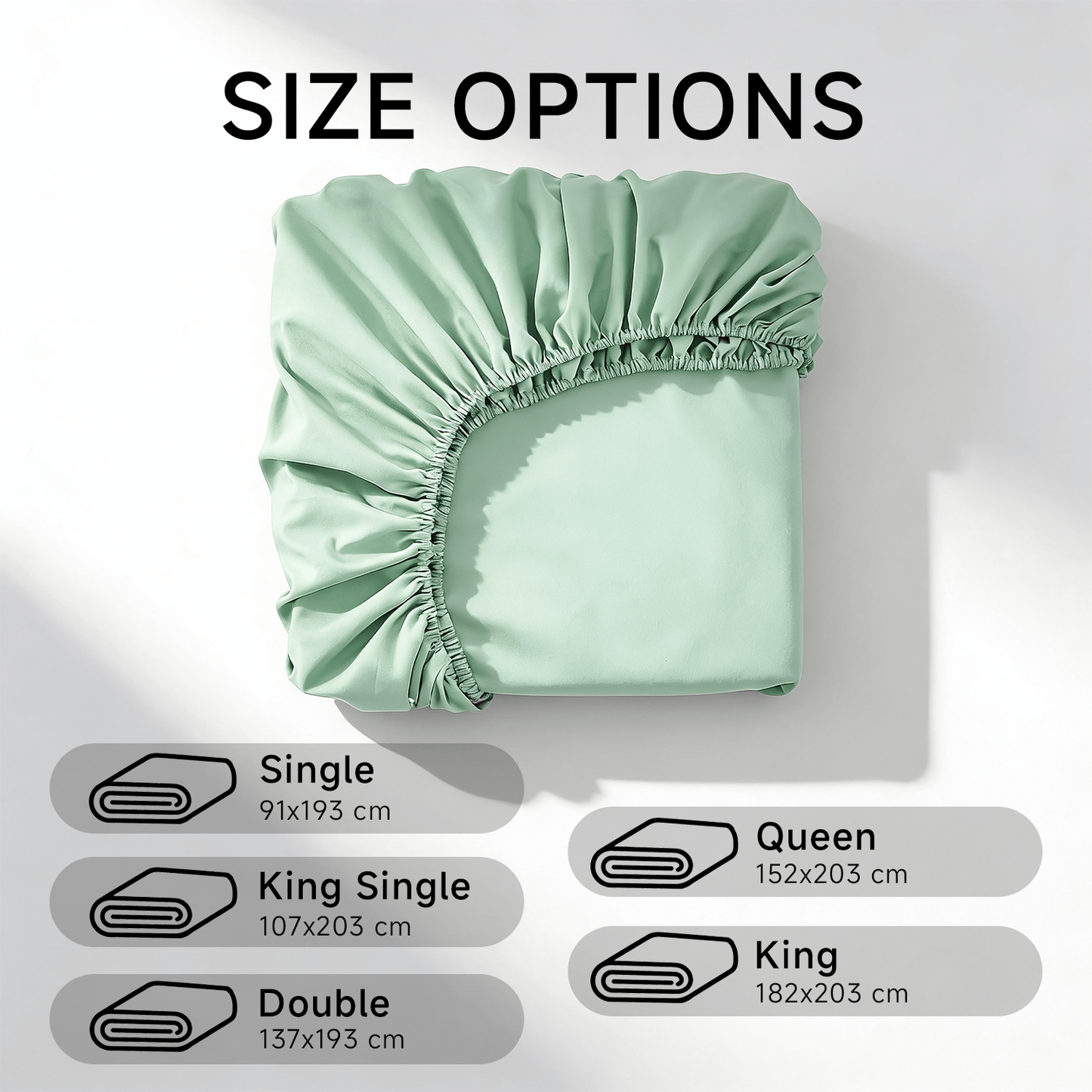 Cooling Bamboo Fitted Sheet-Breathable, Lightweight & Silky Smooth- 40cm Deep Pocket Sheets for Summer Nights, Hot Sleepers