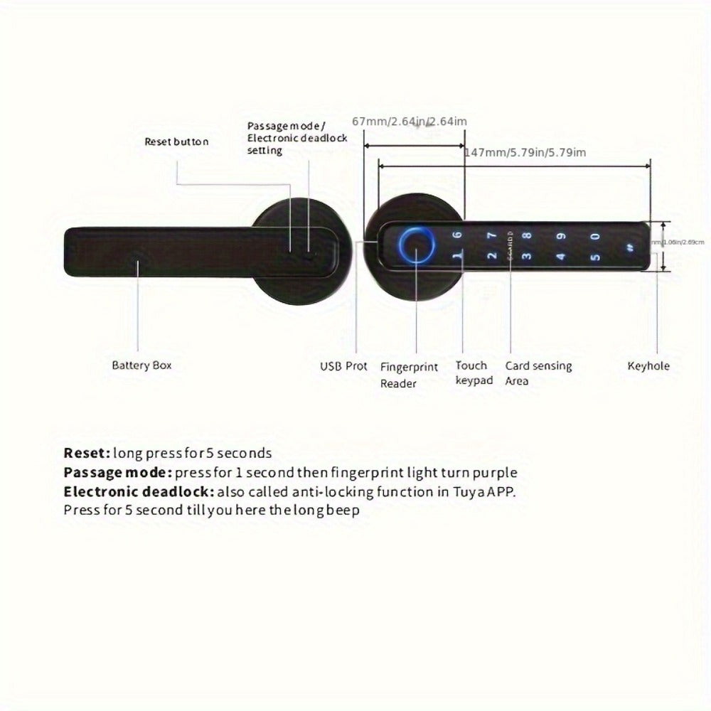 Fingerprint Smart Door Lock product detail 4