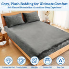 Fleece Bed Sheet Set – 40cm Deep-Pocket Bedding – additional product view 15