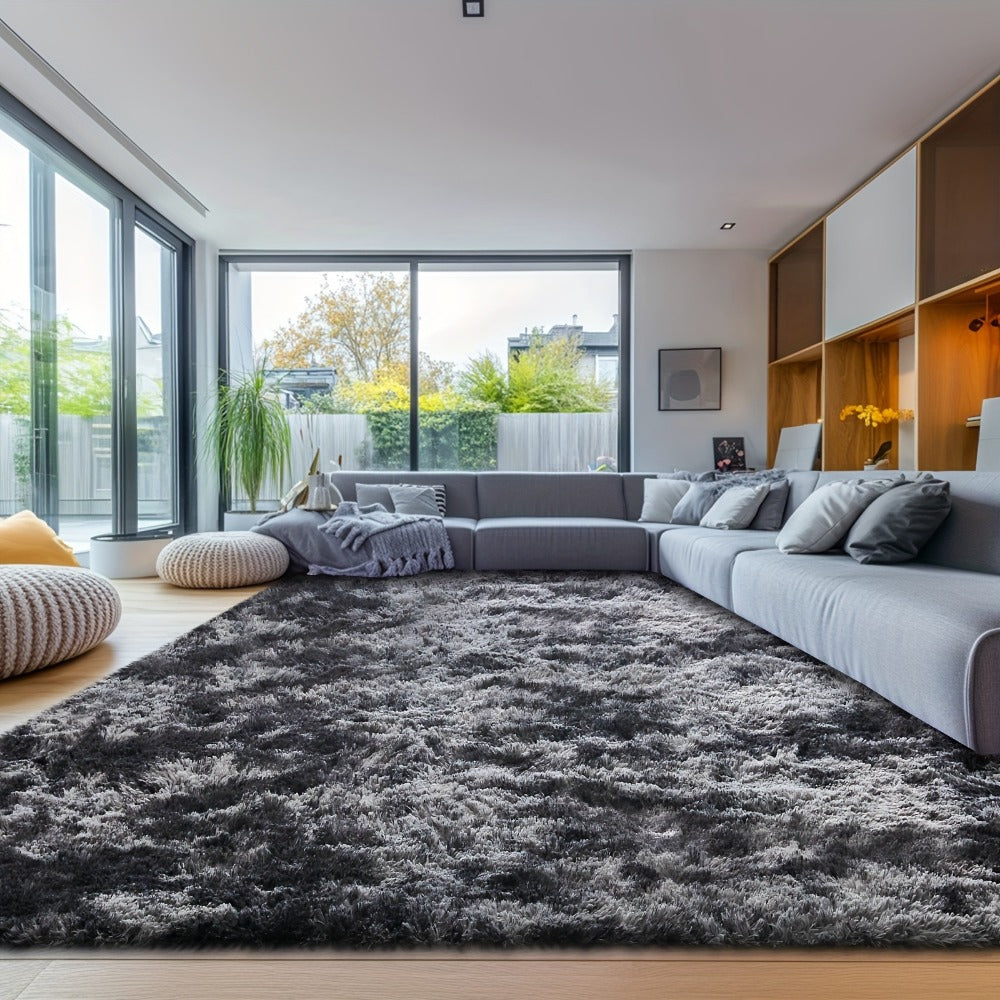 Fluffy Shag Area Rug – Washable Soft Carpet for Bedroom & Living Room – feature reference