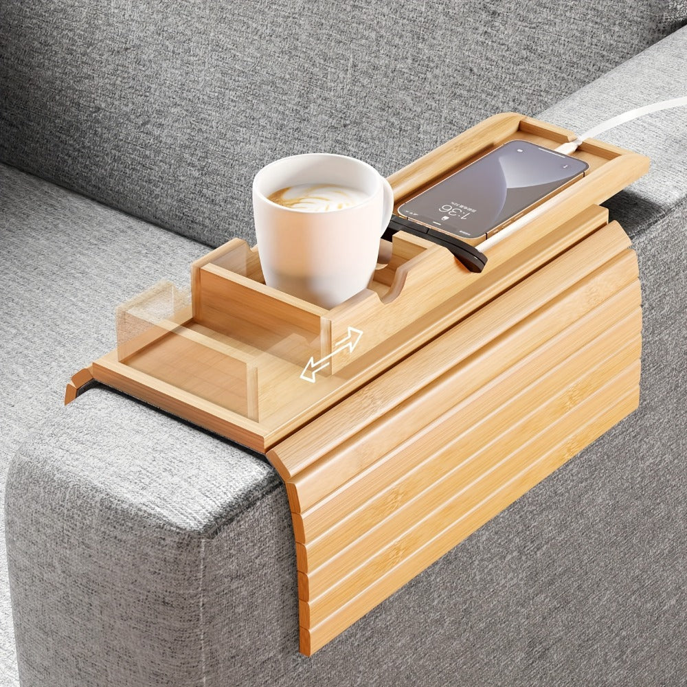 Foldable Bamboo Side Table for organised Australian homes