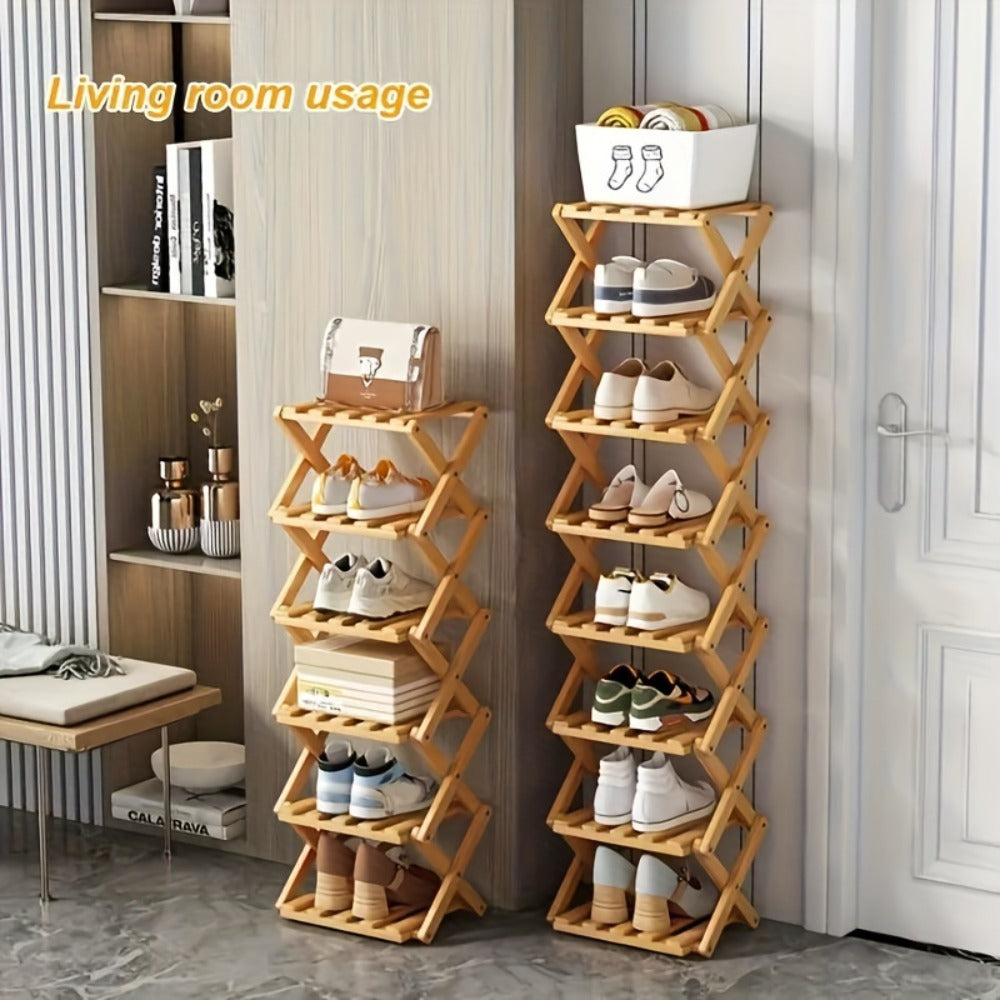 Foldable Freestanding Shoe Rack product detail 7