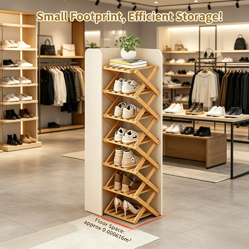 Foldable Freestanding Shoe Rack product detail 11