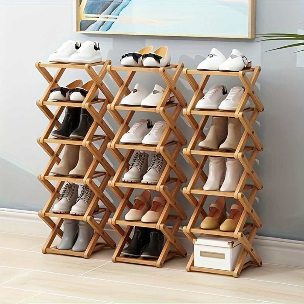 Foldable Freestanding Shoe Rack product detail 9