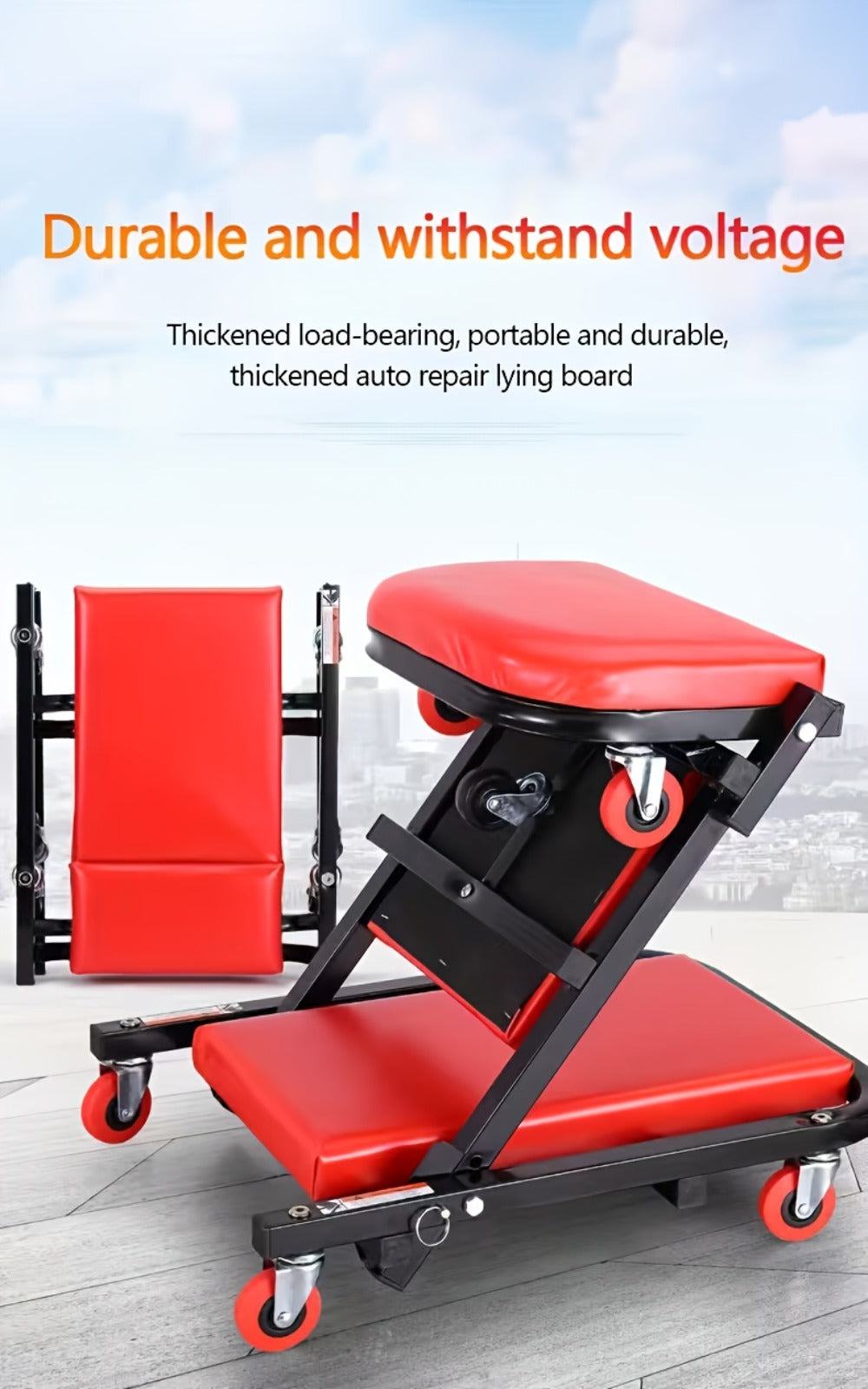 Foldable Mechanic Creeper Seat detail view 8 for Australian shoppers