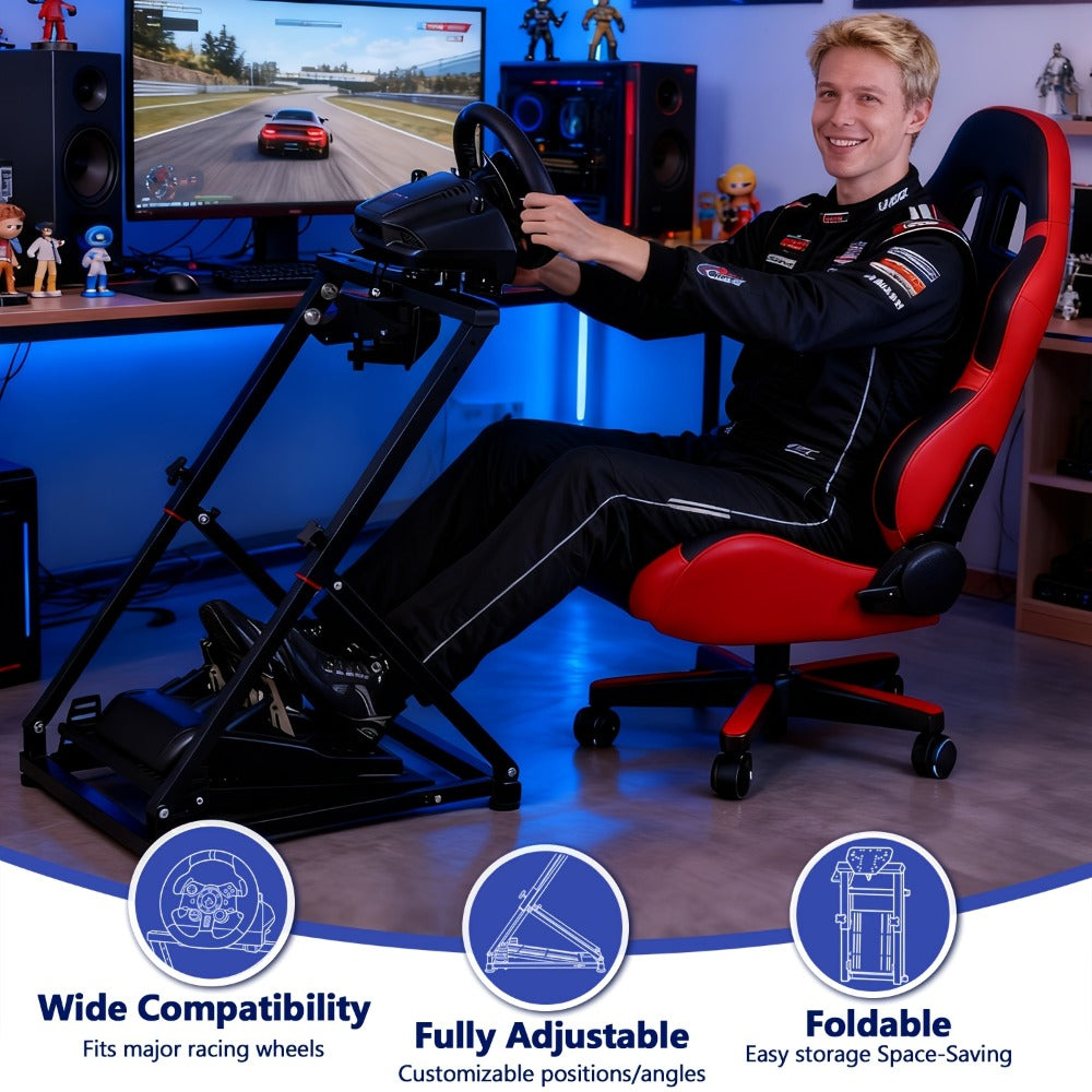 Foldable Racing Wheel Simulator Stand detail view 3 for Australian shoppers