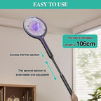 Foldable Rechargeable Electric Mosquito Swatter - indoor and outdoor – product detail angle