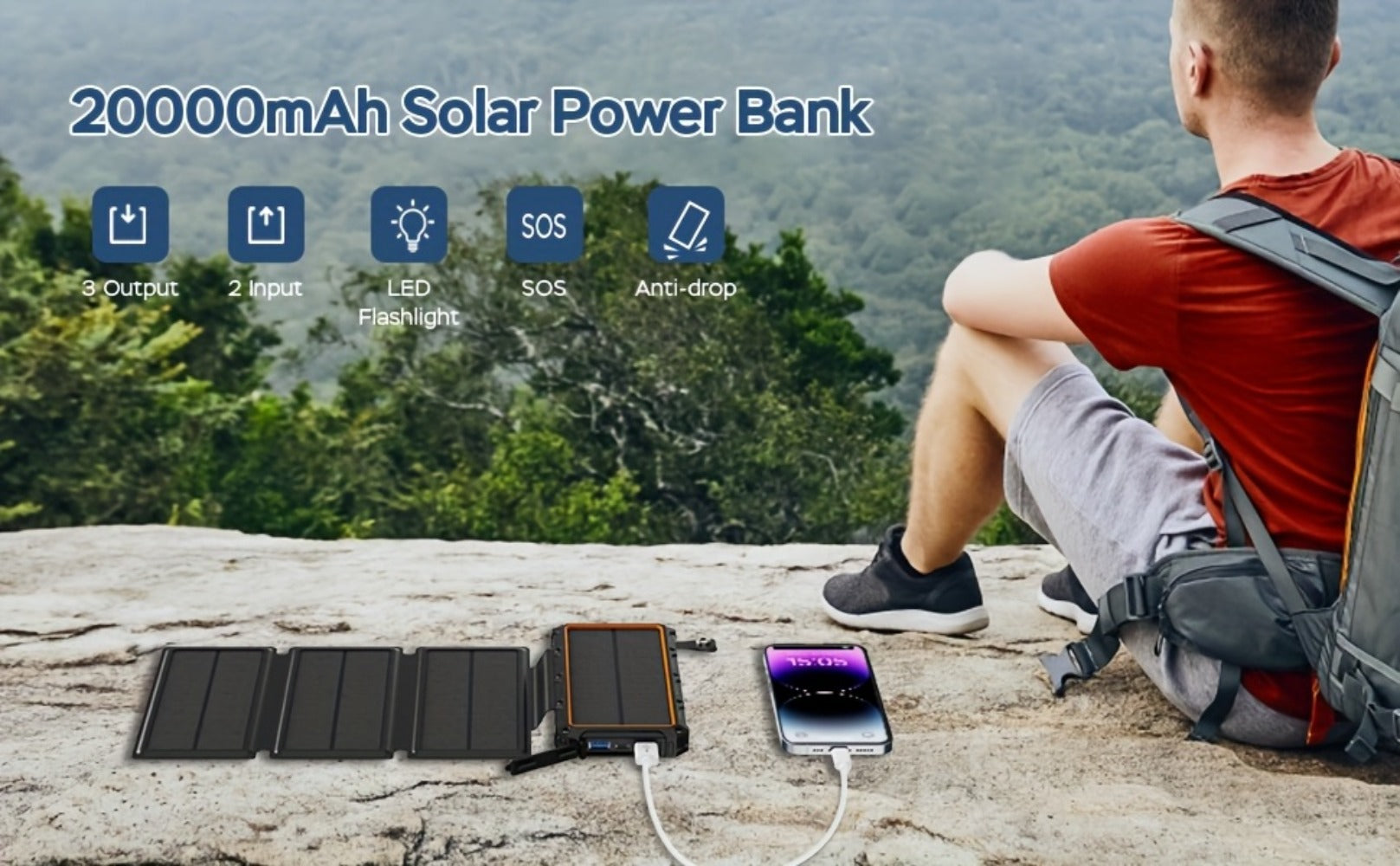 Solar Power Bank detail view 15 for Australian shoppers