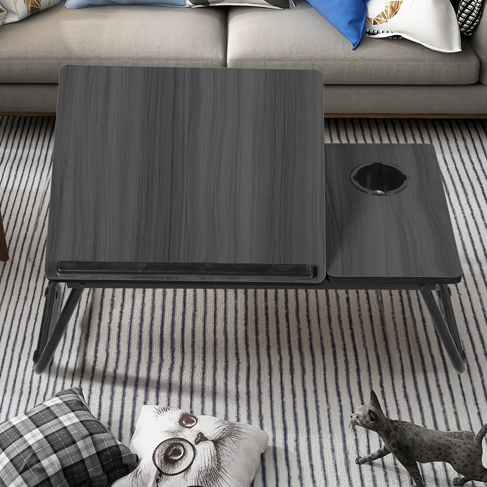 Foldable Walnut Home Office Desk product detail 9