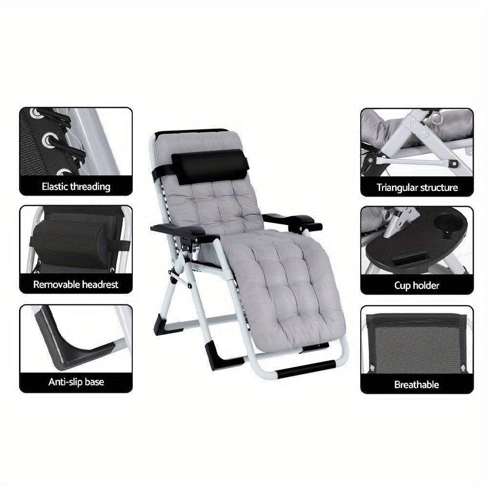 Foldable Zero-Gravity Sun Lounger detail view 8 for Australian shoppers