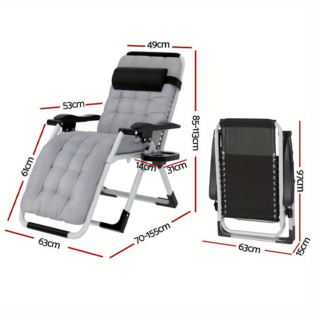 Foldable Zero-Gravity Sun Lounger detail view 3 for Australian shoppers
