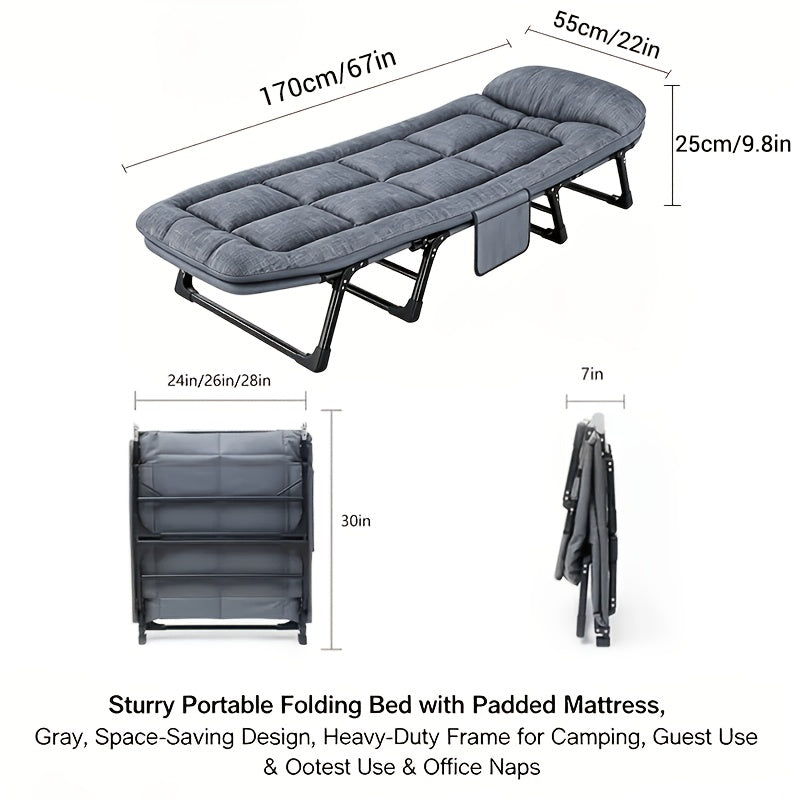 Folding Camping Cot with Mattress product detail 3