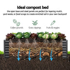 Galvanised Steel Raised Garden Bed – Rust-Resistant – alternate design view