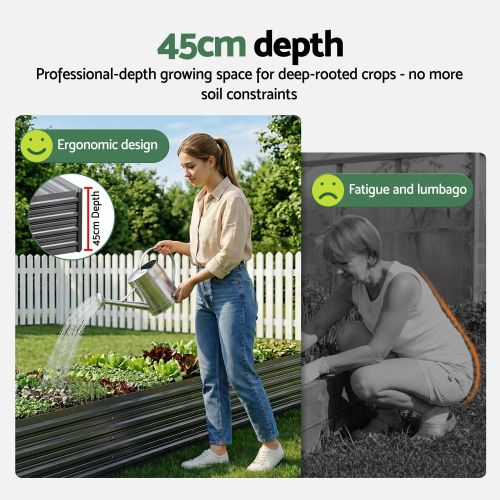 Galvanised Steel Raised Garden Bed – Rust-Resistant – additional product view 14