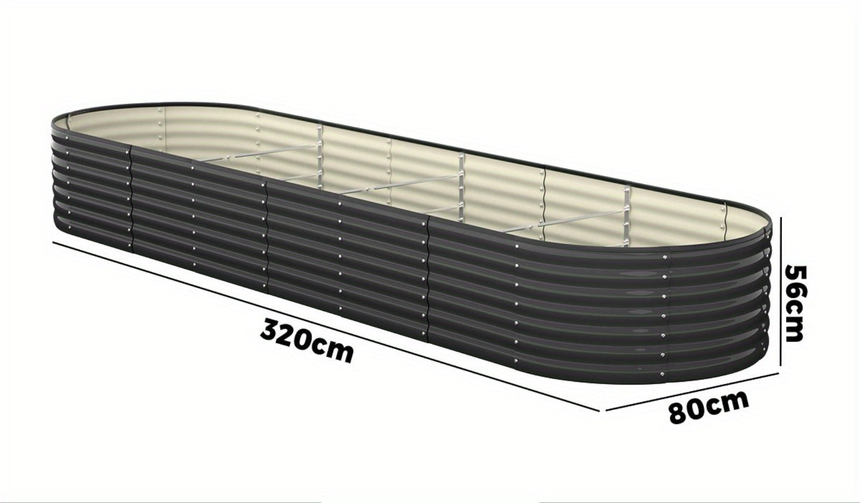 Galvanised Steel Raised Garden Bed product detail 10