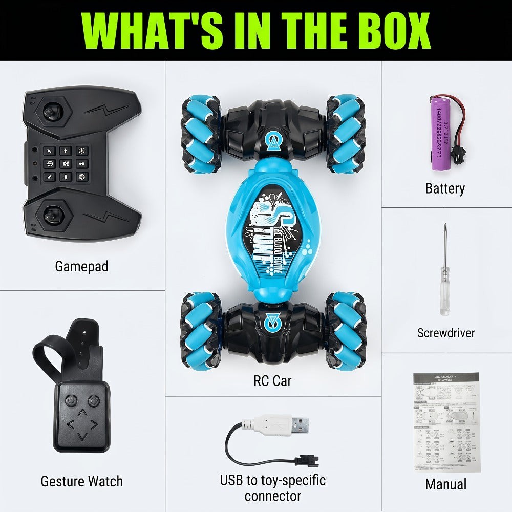 Gesture-Controlled RC Stunt Car detail view 5 for Australian shoppers