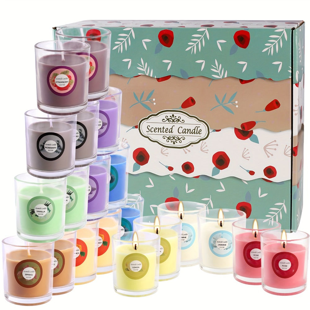 Glass Scented Candle Gift Set detail view 2 for Australian shoppers